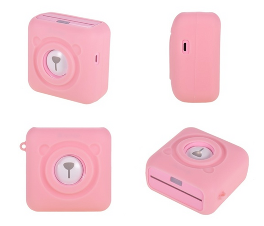 Pink Silicone Protective Case - PeriPage