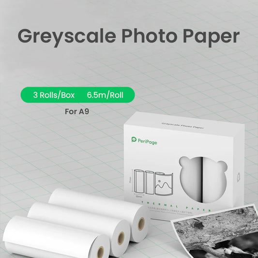 Greyscale Photo Paper A9
