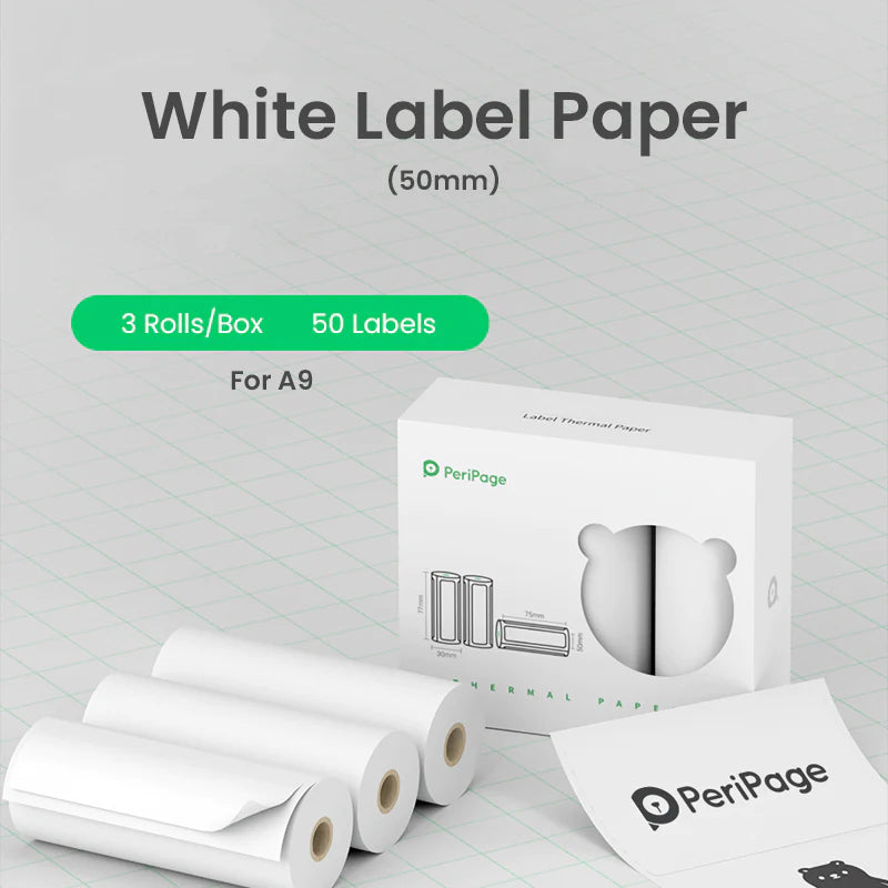 White Label Paper (50mm) A9